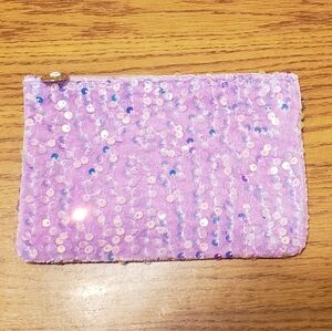 🏷 ipsy Purple Sequin Bag